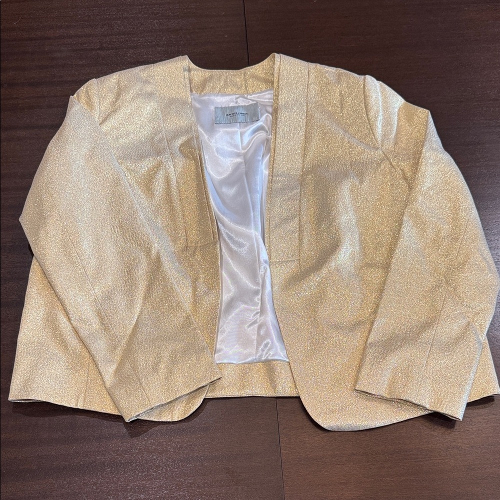 Rachel Comey Gold Blazer and Pants Set Sz 6 - Picture 3 of 10